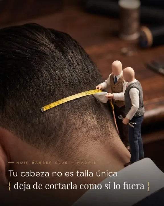 Pieza de contenido de Noir Barber Club