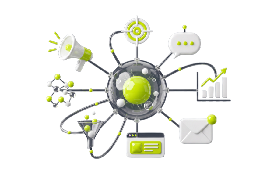 Marketing, IA y automatización orquestados por monje.io